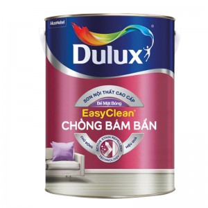 Sơn nước nội thất cao cấp Dulux EasyClean Chống bám bẩn - Bề mặt Bóng 